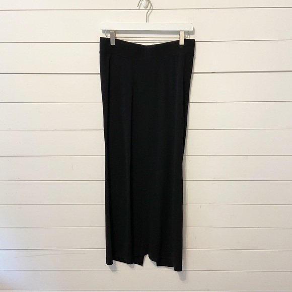 A pea in the pod | Maternity Black Slit Back Stretch Maxi Skirt Size Small - Picture 1 of 7